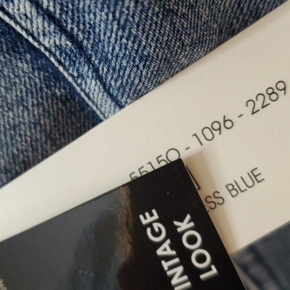 NWT Tribal Jean Distressed Jean Jacket Vest - Picture 7 of 7